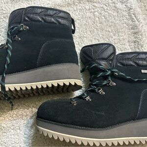 UGG Black Quilted Winter Boots